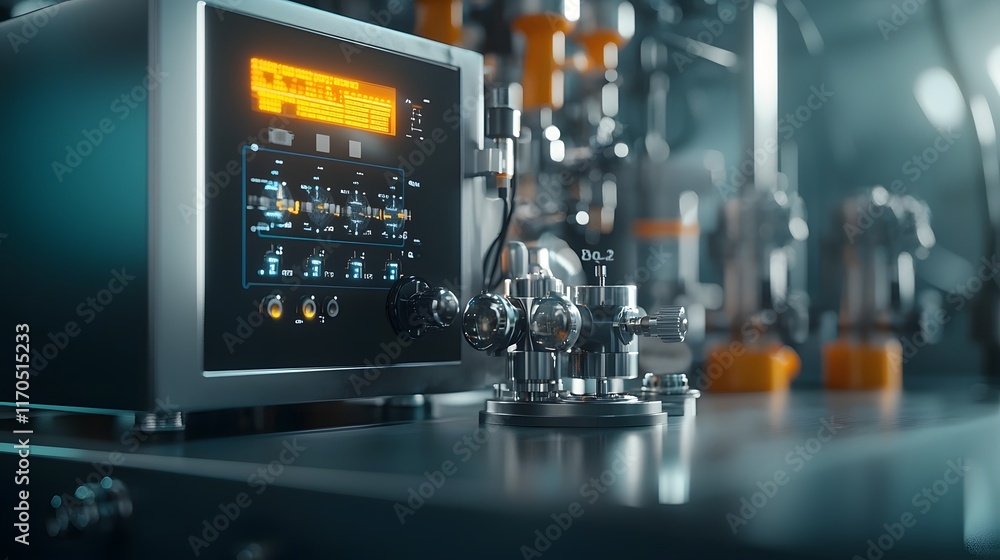 Poster quantum computing integrated with advanced industrial pressure measurement tools and sensors for rea