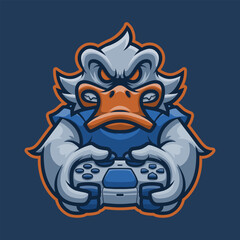 Duck Animal Mascot Vector Illustration is perfect for your brand business