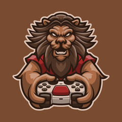 Lion Animal Mascot Vector Illustration is perfect for your brand business