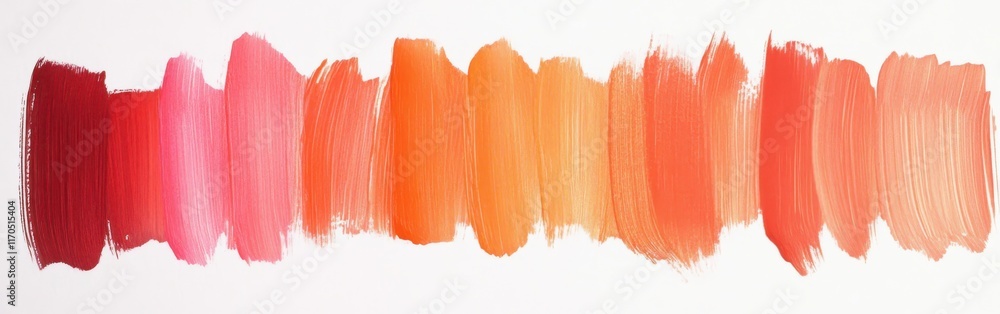 Poster elegant pencil strokes create a vibrant gradient of colors showcasing art technique and creativity i