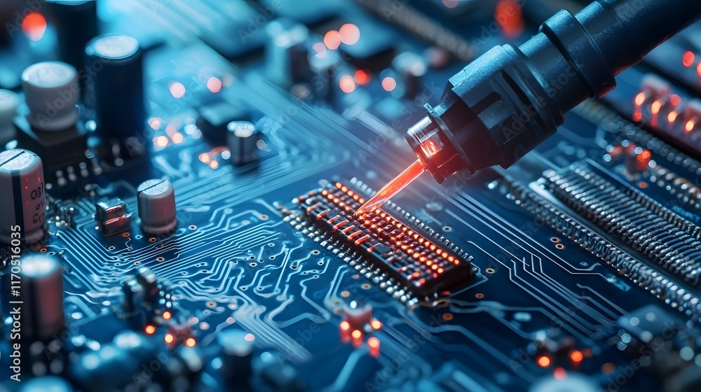 Poster quantum computing optimizing the accuracy of advanced electrical measurement tools in a high tech re