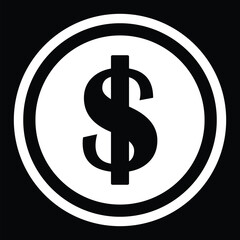 dollar symbol vector template design, usd currency symbol design, usd logo icon design template