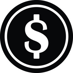 dollar symbol vector template design, usd currency symbol design, usd logo icon design template