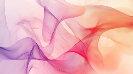 Abstract Colorful Waves Flowing Seamlessly Together