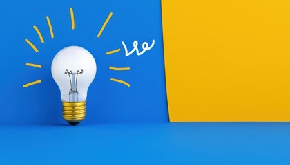 A bright idea sparks innovation in business, driving success and growth for aspiring entrepreneurs.