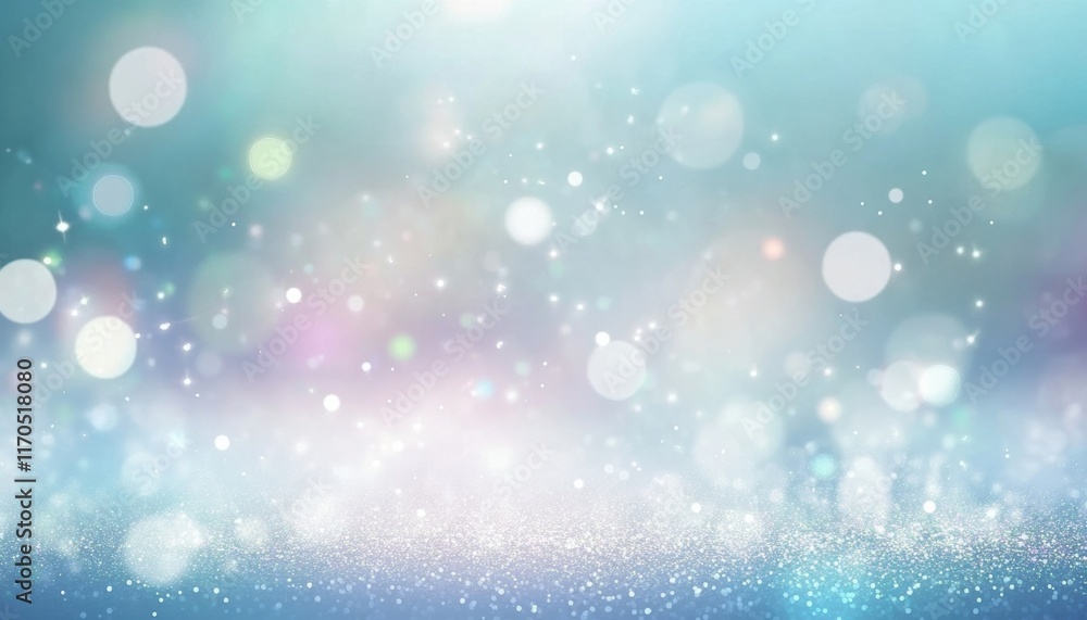 Poster soft bokeh lights create a dreamy and tranquil atmosphere with blurred colors and sparkling effects.