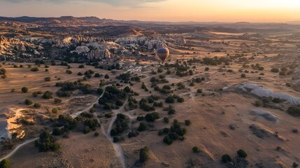 Cappadocia Sunrise Hot Air Balloon Ride over Unique Rock Formations