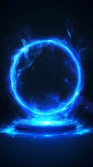 Abstract background. luminous swirling. Elegant glowing circle