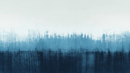 Fototapeta premium Scratched and aged steel texture with a gradual fade from deep blue to light hues in an industrial setting
