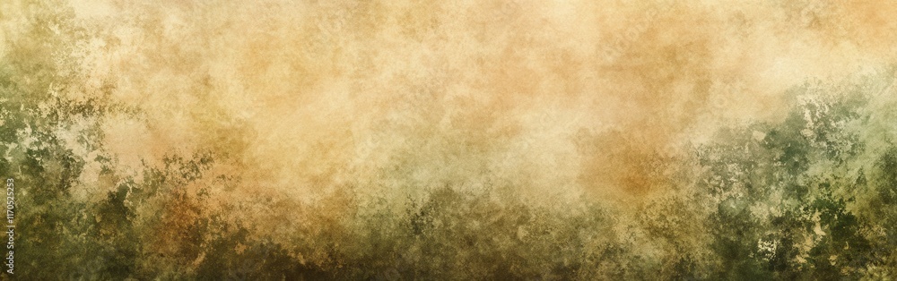 Poster nature-inspired watercolor background with soft hues and organic textures creating a tranquil atmosp