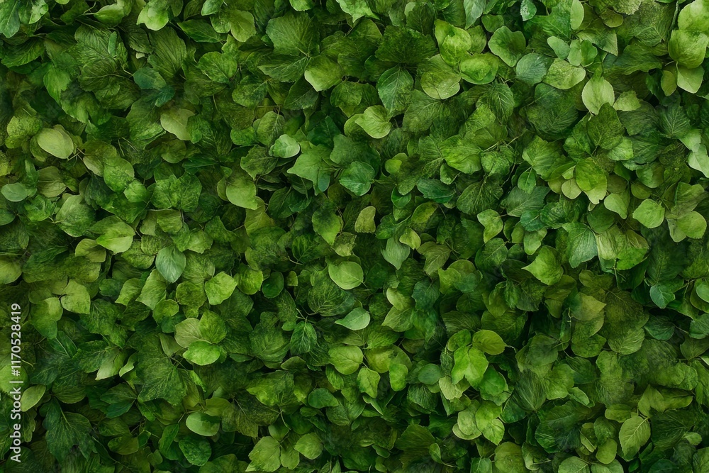 Poster aerial view captures the flourishing tree canopy illuminated by sunlight, revealing intricate patter