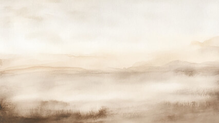 Abstract watercolor aesthetic horizontal background. Hand drawn vector splatter texture. Brush stroked painting pastel color watercolour