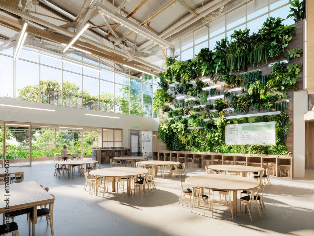 Aufkleber innovative classroom design for accessibility and inclusivity modern educational space adaptive tech