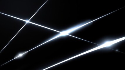a close up of a black background with a light beam