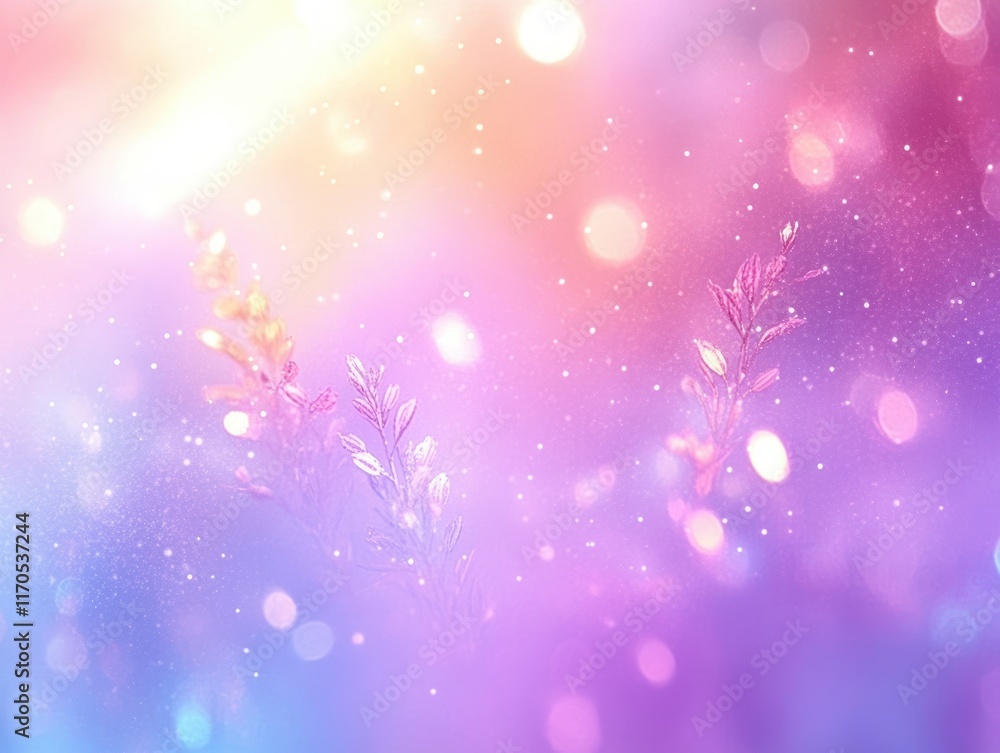 Poster dreamy abstract background with soft pastel colors and bokeh effect