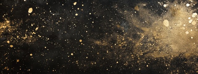 Dynamic speckled textures create a captivating visual display resembling a cosmic landscape at night