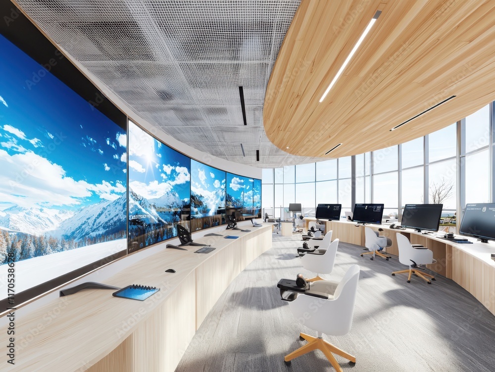 Aufkleber innovative classroom design for virtual events and global networking opportunities in modern corpora