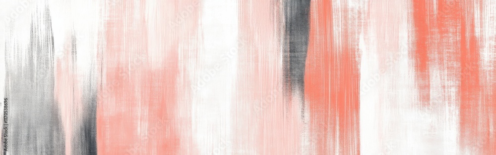 Aufkleber Elegant strokes create a modern art piece blending soft hues with dynamic contrasts and textures in an abstract arrangement