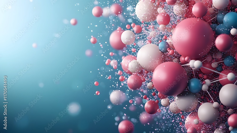 Poster quantum computing simulates molecular interactions with animated visualizations of intermolecular bo