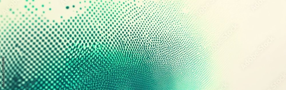 Poster futuristic halftone gradient design featuring neon colors creating a vibrant and dynamic visual expe