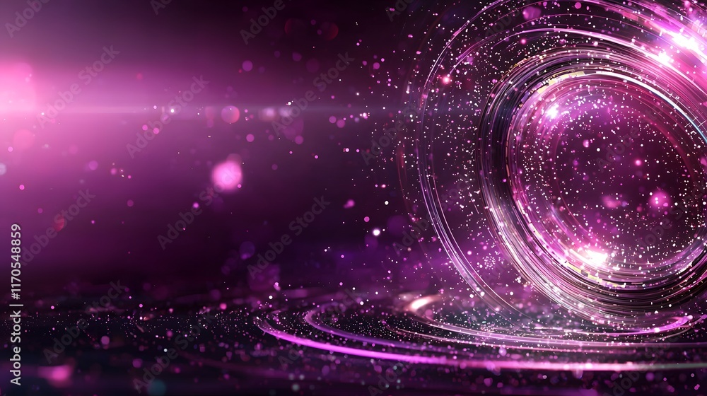 Poster quantum computing illustrating the law of conservation of angular momentum in a rotating system show