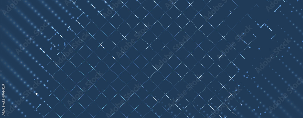 Poster futuristic background. big data visualization. cyber concept