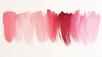 Smooth pencil strokes create a gradient from soft pink to deep crimson hues in a meticulous artistic display