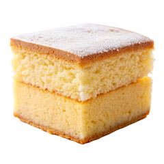 piece of cake on white