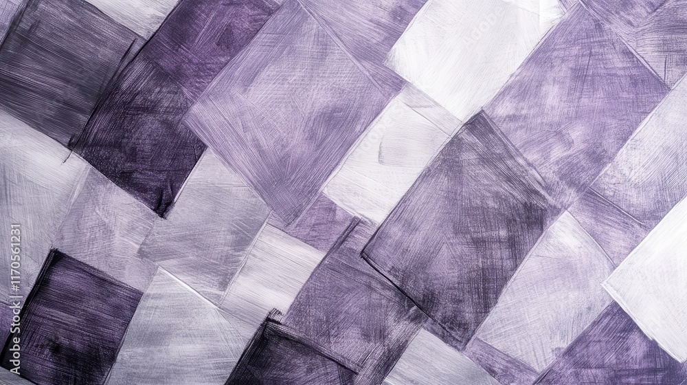 Poster abstract composition of gray pencil strokes creating a modern artistic design with layered textures 