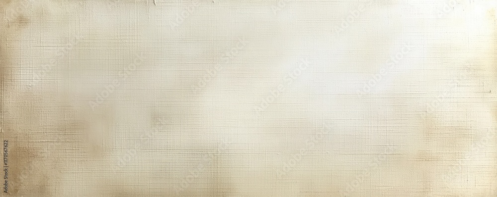 Poster soft cream and white textured background with grainy linen effect for minimalist design