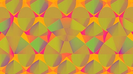 Abstract Geometric Pattern in Vibrant Hues 