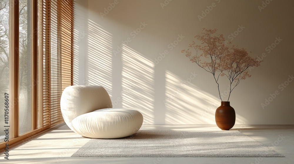 Poster Minimalistic Icon on Gray Background with Rounded Edges and Soft Lighting for Modern Technology Design