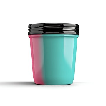 tupperware container mockup no label