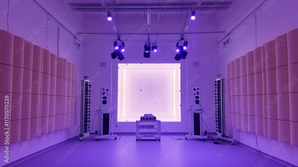 Poster high-tech lab for subsonic flow visualization studies