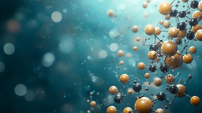 A quantum model showcasing the Boltzmann equation in statistical mechanics visualizing the distribution of particles and the concept of entropy