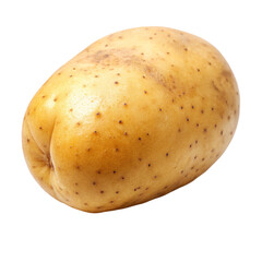 potatoes isolated on white background