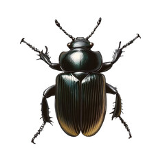 illustration of a beetle- isolated on a white background- beetle .