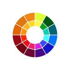 Obraz premium Color wheel | Color Palette | Color Circle | Vibrant Colors | Vibrant Color wheel