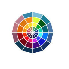 Obraz premium Color wheel | Color Palette | Color Circle | Vibrant Colors | Vibrant Color wheel