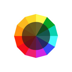 Obraz premium Color wheel | Color Palette | Color Circle | Vibrant Colors | Vibrant Color wheel