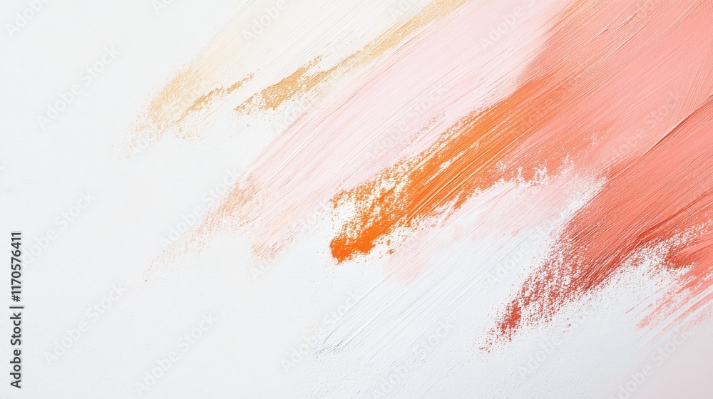 Aufkleber creative strokes of color on a clean background showcasing artistic design