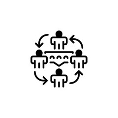 Communication Lines Line Icon. linear style sign for mobile concept and web design. Outline vector icon.