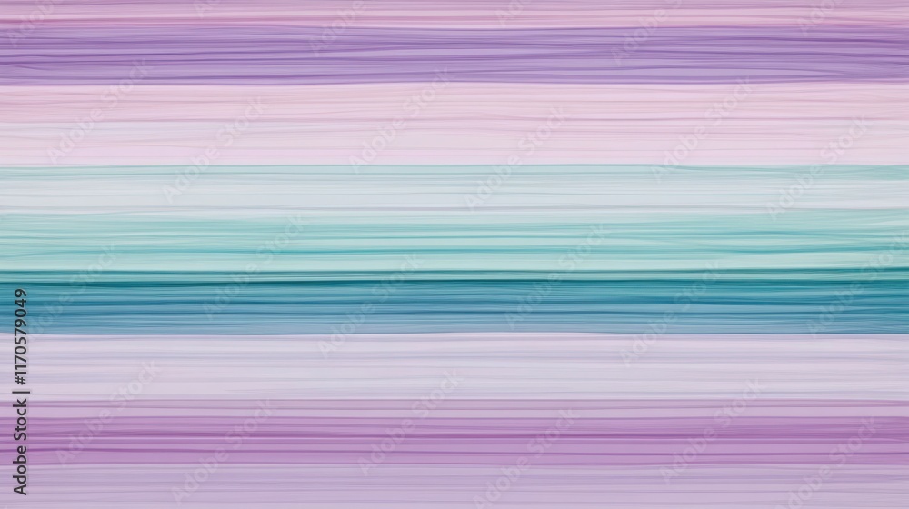 Poster Soft pastel strokes create a calming gradient composition in gentle hue transitions from purple to green