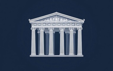 Fototapeta premium classic greek column