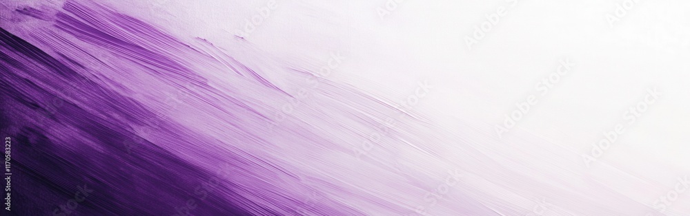 Poster Elegant gradient of pencil strokes transitioning from deep purple to soft lavender hues in an artistic expression