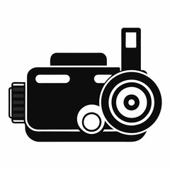 Dashcam Silhouette Vector Design