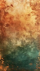 Obraz premium Earthy bokeh tones blend copper gold and forest hues creating a serene abstract backdrop