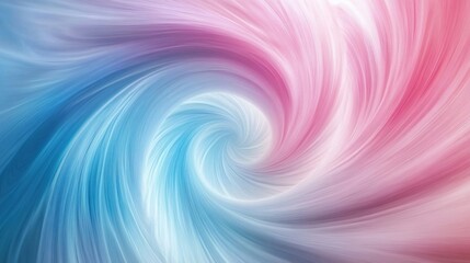 Fototapeta premium Light blue pink swirl vortex grainy background, noise texture abstract pastel dynamic retro banner, poster design