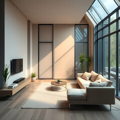 Fototapeta premium living room interior