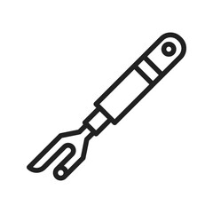 Seam Ripper icon vector image. Suitable for mobile apps, web apps and print media.